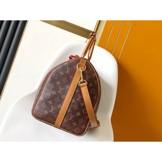 Migliore Repliche Borsa Louis Vuitton Keepall Bandouliere 50 Tela Monogram Dust M11541 Economiche Outlet Online