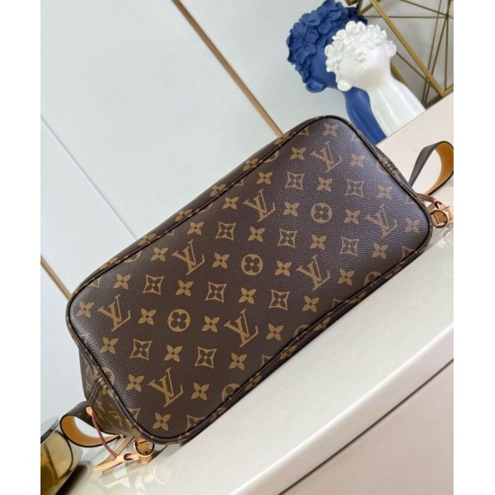 Replica perfetta Louis Vuitton Neverfull Bandouliere Inside Out MM Borsa Monogram Canvas M11947 Imitazione Outlet Online