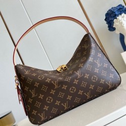Migliore Repliche Louis Vuitton Slouchy PM Borsa Monogram Canvas M11952 Economiche Outlet Online