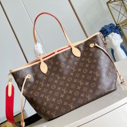 Miglior Falso Louis Vuitton Neverfull Bandouliere Inside Out MM Borsa Monogram Canvas M12096 Economiche Premium