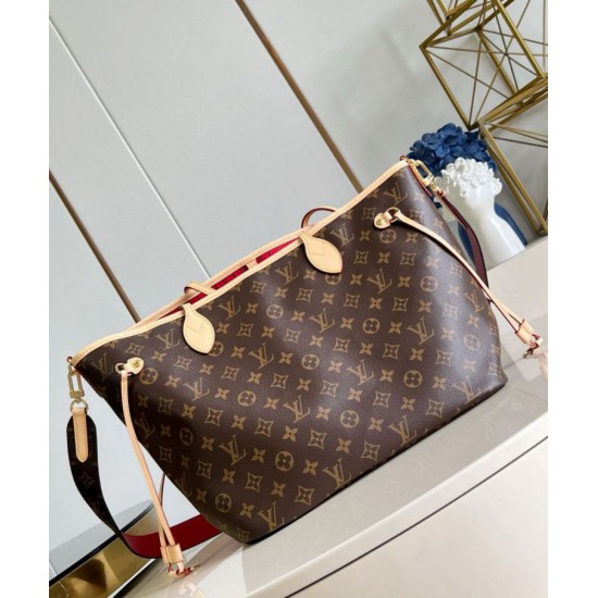 Miglior Falso Louis Vuitton Neverfull Bandouliere Inside Out MM Borsa Monogram Canvas M12096 Economiche Premium