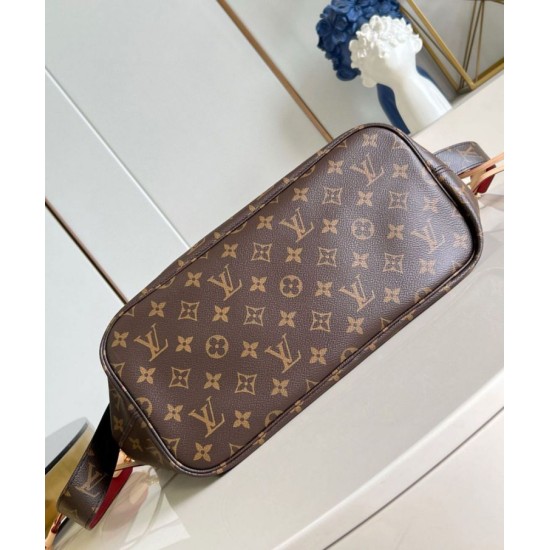 Miglior Falso Louis Vuitton Neverfull Bandouliere Inside Out MM Borsa Monogram Canvas M12096 Economiche Premium
