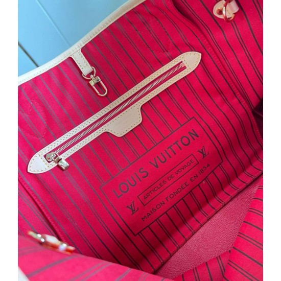 Miglior Falso Louis Vuitton Neverfull Bandouliere Inside Out MM Borsa Monogram Canvas M12096 Economiche Premium