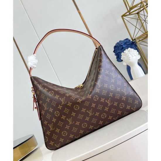 Replica perfetta Louis Vuitton Slouchy MM Borsa Monogram Canvas M12098 Imitazione Outlet Online