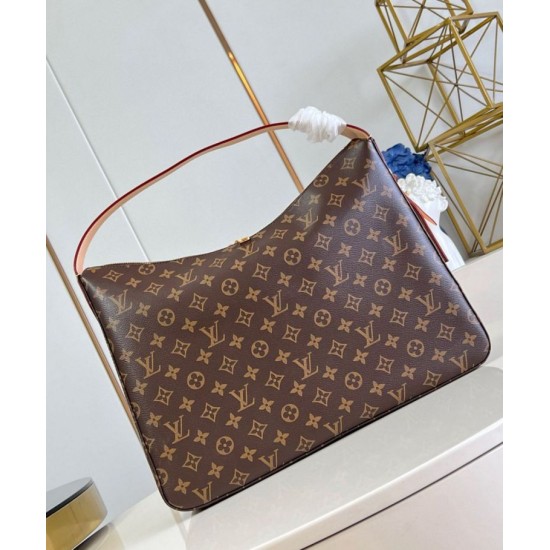 Replica perfetta Louis Vuitton Slouchy MM Borsa Monogram Canvas M12098 Imitazione Outlet Online