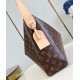 Replica perfetta Louis Vuitton Slouchy MM Borsa Monogram Canvas M12098 Imitazione Outlet Online