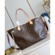 Replica perfetta Louis Vuitton Neverfull Bandouliere Inside Out MM Borsa Monogram Canvas M12257 Imitazione Outlet Online