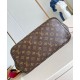 Replica perfetta Louis Vuitton Neverfull Bandouliere Inside Out MM Borsa Monogram Canvas M12257 Imitazione Outlet Online