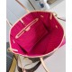 Replica perfetta Louis Vuitton Neverfull Bandouliere Inside Out MM Borsa Monogram Canvas M12257 Imitazione Outlet Online