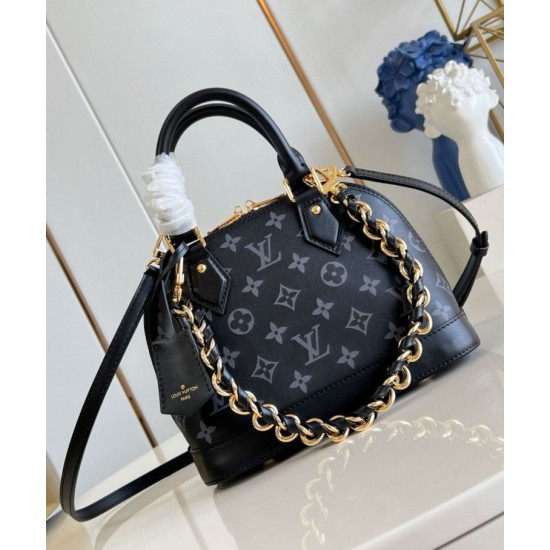 Perfette Qualità Repliche Borsa Louis Vuitton Alma BB Monogram Ink M12289 Imitazione