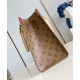 Replica perfetta Louis Vuitton OnTheGo MM Borsa Grigio Monogram Canvas M12415 Imitazione Outlet Online