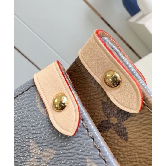 Replica perfetta Louis Vuitton OnTheGo MM Borsa Grigio Monogram Canvas M12415 Imitazione Outlet Online