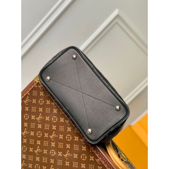 Perfette Qualità Repliche Borsa Louis Vuitton Blossom MM nera Mahina M21851 Imitazione