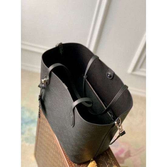 Perfette Qualità Repliche Borsa Louis Vuitton Blossom MM nera Mahina M21851 Imitazione