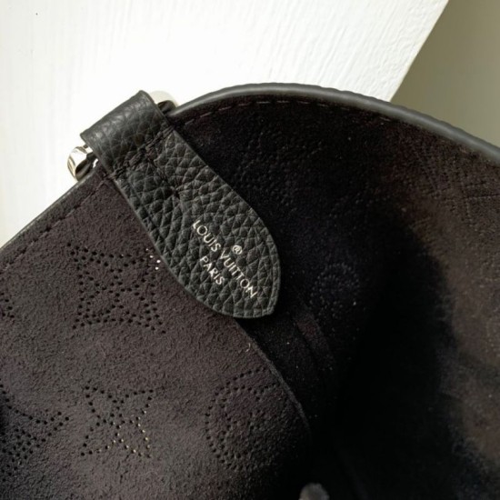 Perfette Qualità Repliche Borsa Louis Vuitton Blossom MM nera Mahina M21851 Imitazione