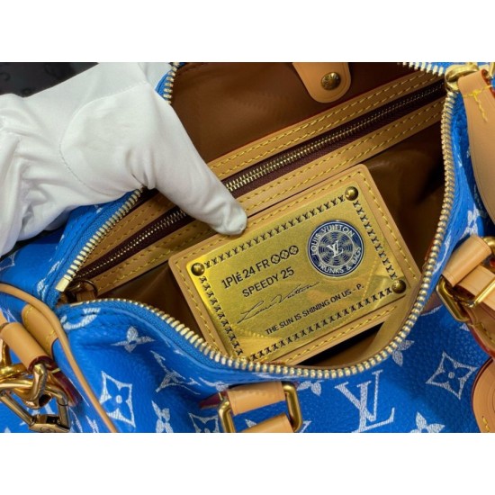 Perfette Qualità Repliche Borsa Louis Vuitton Speedy P9 Bandouliere 25 Monogram M24424 Imitazione