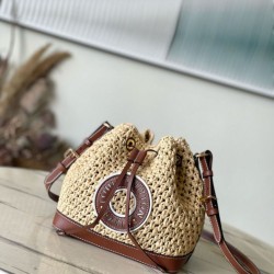 Miglior Falso Louis Vuitton Noe BB Borsa Rafia Naturale M24722 Economiche Premium