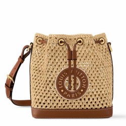 Miglior Falso Louis Vuitton Noe BB Borsa Rafia Naturale M24722 Economiche Premium