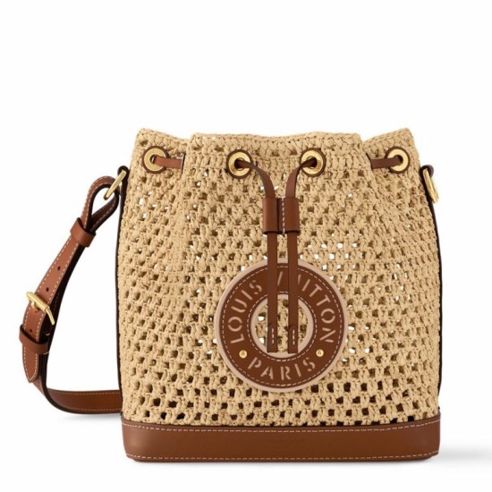Miglior Falso Louis Vuitton Noe BB Borsa Rafia Naturale M24722 Economiche Premium