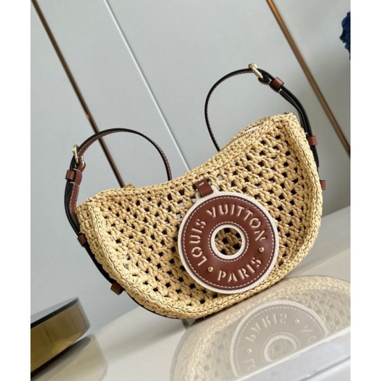 Migliore Replica Louis Vuitton Croissant MM Borsa Raffia Naturale M24811 Imitazioni Outlet Italia Migliore Repliche Louis Vuitton Croissant MM Borsa Raffia Naturale M24811 Economiche Outlet Online