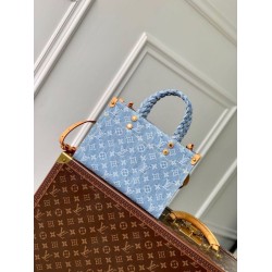 Replica perfetta Borsa Louis Vuitton Let Go PM Monogram Denim M24897 Imitazione Outlet Online