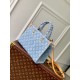Replica perfetta Borsa Louis Vuitton Let Go PM Monogram Denim M24897 Imitazione Outlet Online