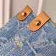 Replica perfetta Borsa Louis Vuitton Let Go PM Monogram Denim M24897 Imitazione Outlet Online
