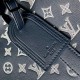 Replica perfetta Louis Vuitton Keepall Bandouliere 50 Borsa Monogram Shadow M24953 Imitazione Outlet Online