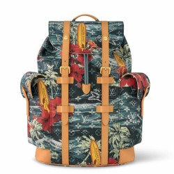 Perfette Qualità Repliche Zaino Louis Vuitton Christopher MM Monogram Surfin Canvas M24996 Imitazione