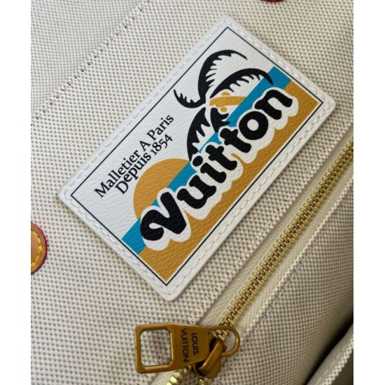 Perfette Qualità Repliche Zaino Louis Vuitton Christopher MM Monogram Surfin Canvas M24996 Imitazione