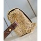 Replica perfetta Louis Vuitton Twist West Borsa Raffia Naturale M25030 Imitazione Outlet Online