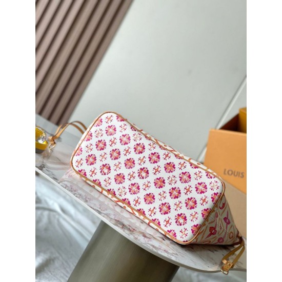 Perfette Qualità Repliche Louis Vuitton Neverfull MM Borsa Monogram Tiles Tela M25317 Imitazione