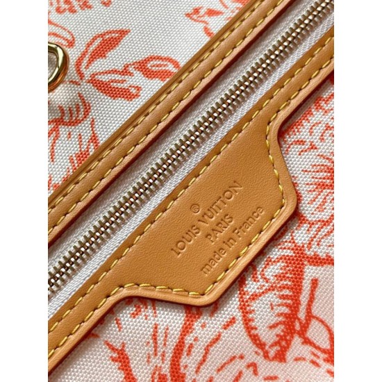 Perfette Qualità Repliche Louis Vuitton Neverfull MM Borsa Monogram Tiles Tela M25317 Imitazione