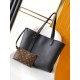 Replica perfetta Louis Vuitton Low Key Cabas MM Borsa Nero M25341 Imitazione Outlet Online