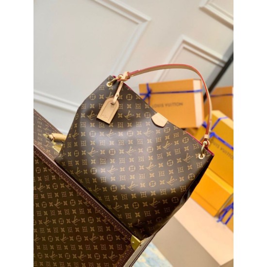 Migliore Repliche Louis Vuitton Graceful MM Borsa Monogram Canvas M43703 Economiche Outlet Online