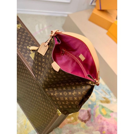 Migliore Repliche Louis Vuitton Graceful MM Borsa Monogram Canvas M43703 Economiche Outlet Online