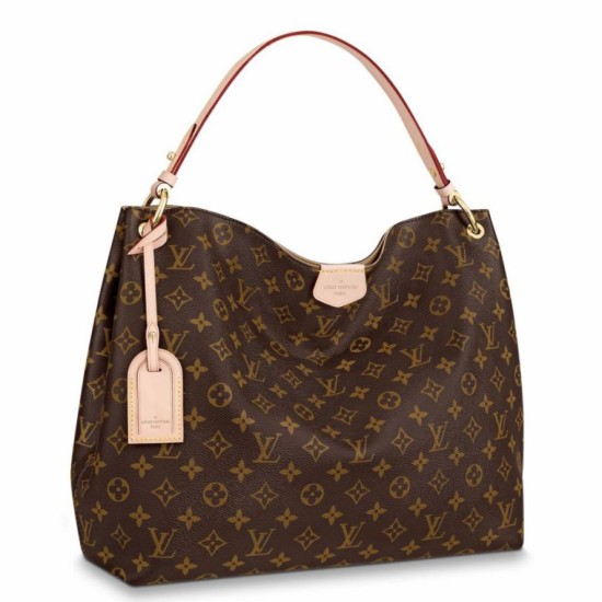 Miglior Falso Louis Vuitton Graceful MM Borsa Monogram Canvas M43704 Economiche Premium