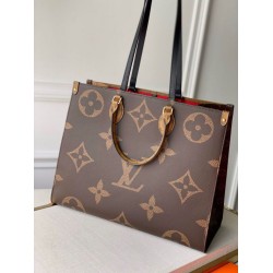 Replica perfetta Borsa Louis Vuitton OnTheGo GM gigante Monogram Reverse Canvas M45320 Imitazione Outlet Online