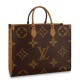 Replica perfetta Borsa Louis Vuitton OnTheGo GM gigante Monogram Reverse Canvas M45320 Imitazione Outlet Online