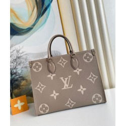 Replica perfetta Louis Vuitton OnTheGo MM Borsa Bicolor Empreinte M45494 Imitazione Outlet Online
