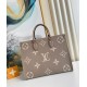 Replica perfetta Louis Vuitton OnTheGo MM Borsa Bicolor Empreinte M45494 Imitazione Outlet Online