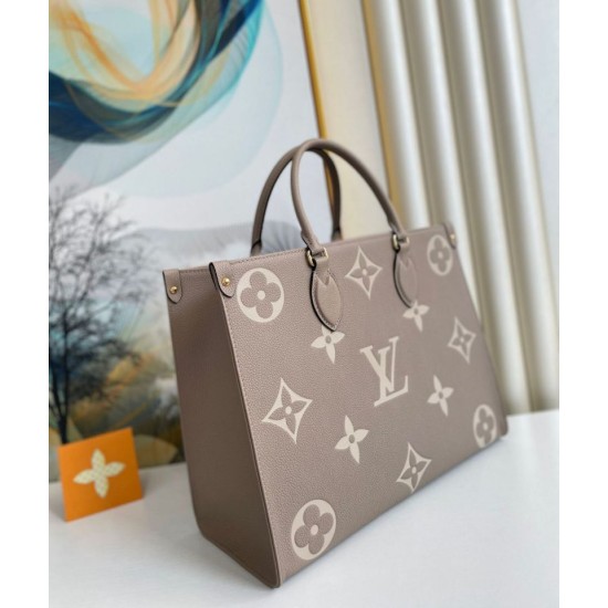 Replica perfetta Louis Vuitton OnTheGo MM Borsa Bicolor Empreinte M45494 Imitazione Outlet Online