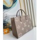 Replica perfetta Louis Vuitton OnTheGo MM Borsa Bicolor Empreinte M45494 Imitazione Outlet Online