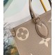 Replica perfetta Louis Vuitton OnTheGo MM Borsa Bicolor Empreinte M45494 Imitazione Outlet Online