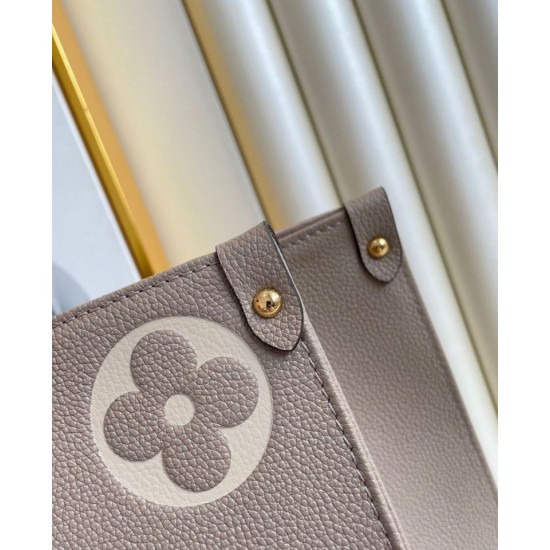 Replica perfetta Louis Vuitton OnTheGo MM Borsa Bicolor Empreinte M45494 Imitazione Outlet Online