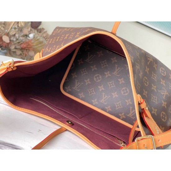 Replica perfetta Louis Vuitton CarryAll MM Borsa Monogram Canvas M46197 Imitazione Outlet Online