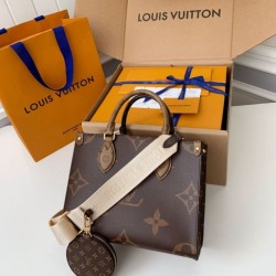 Migliore Repliche Louis Vuitton OnTheGo PM Borsa Monogram Reverse Canvas M46373 Economiche Outlet Online