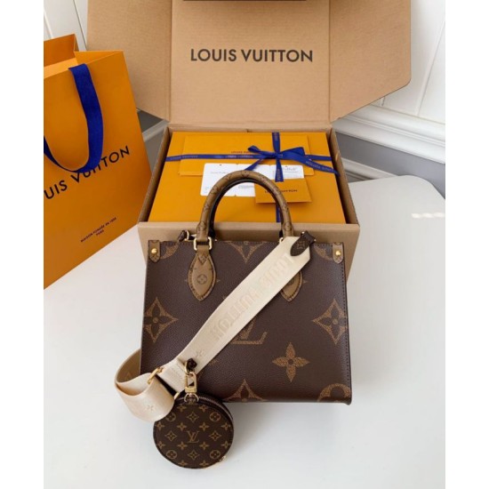 Louis Vuitton OnTheGo PM Borsa Monogram Reverse Canvas M46373 Replica originale di alta qualità Migliore Repliche Louis Vuitton OnTheGo PM Borsa Monogram Reverse Canvas M46373 Economiche Outlet Online
