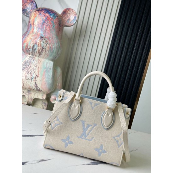 Miglior Falso Louis Vuitton Onthego PM Borsa Bicolor Monogram Empreinte M46833 Economiche Premium