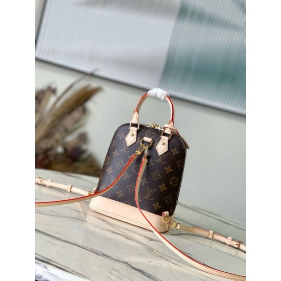 Migliore Repliche Zaino Louis Vuitton Alma Monogram Canvas M47132 Economiche Outlet Online